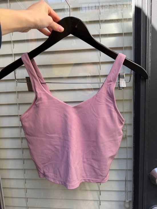 Tops - Mauve Pink Crop Tank Top